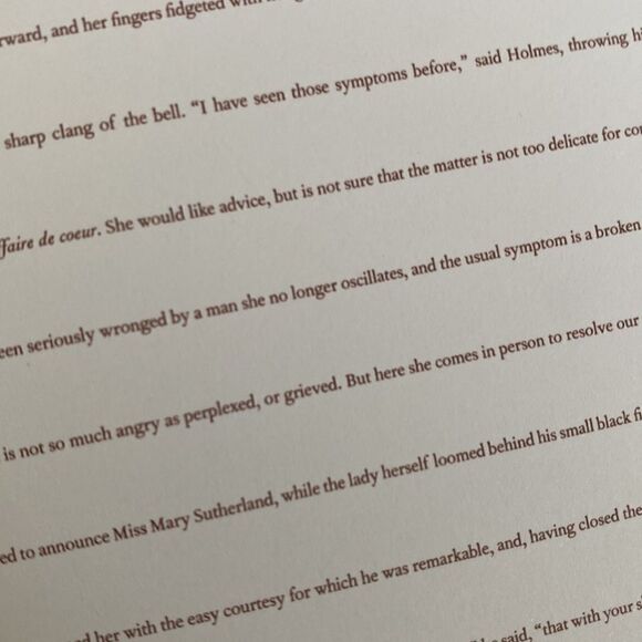 NWOT Sir Arthur Conan Doyle - A Novel Journal: The Adventures of Sherlock Holmes - Picture 7 of 12